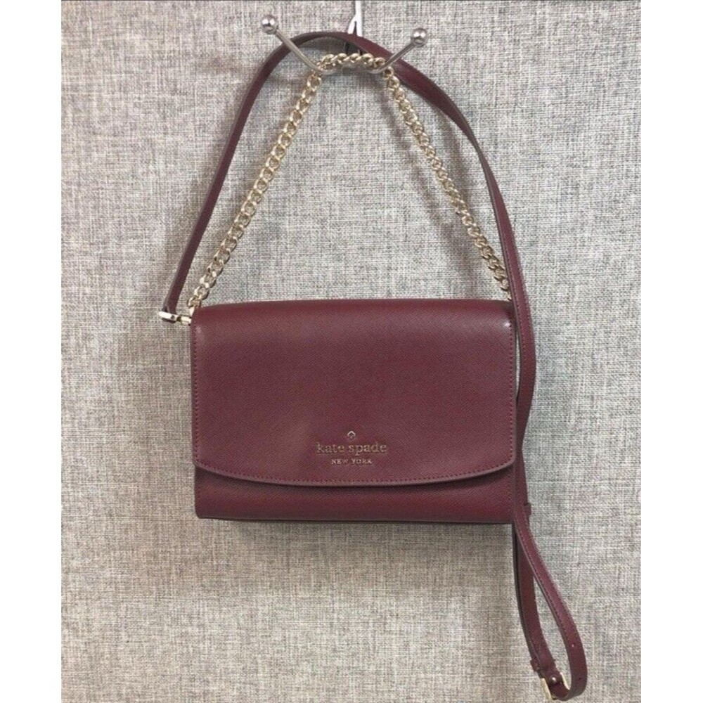 Kate Spade Carson Convertible Crossbody Purse Convertible Bag Plum Purple